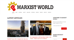 Desktop Screenshot of marxistworld.net