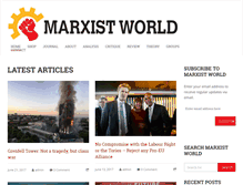 Tablet Screenshot of marxistworld.net